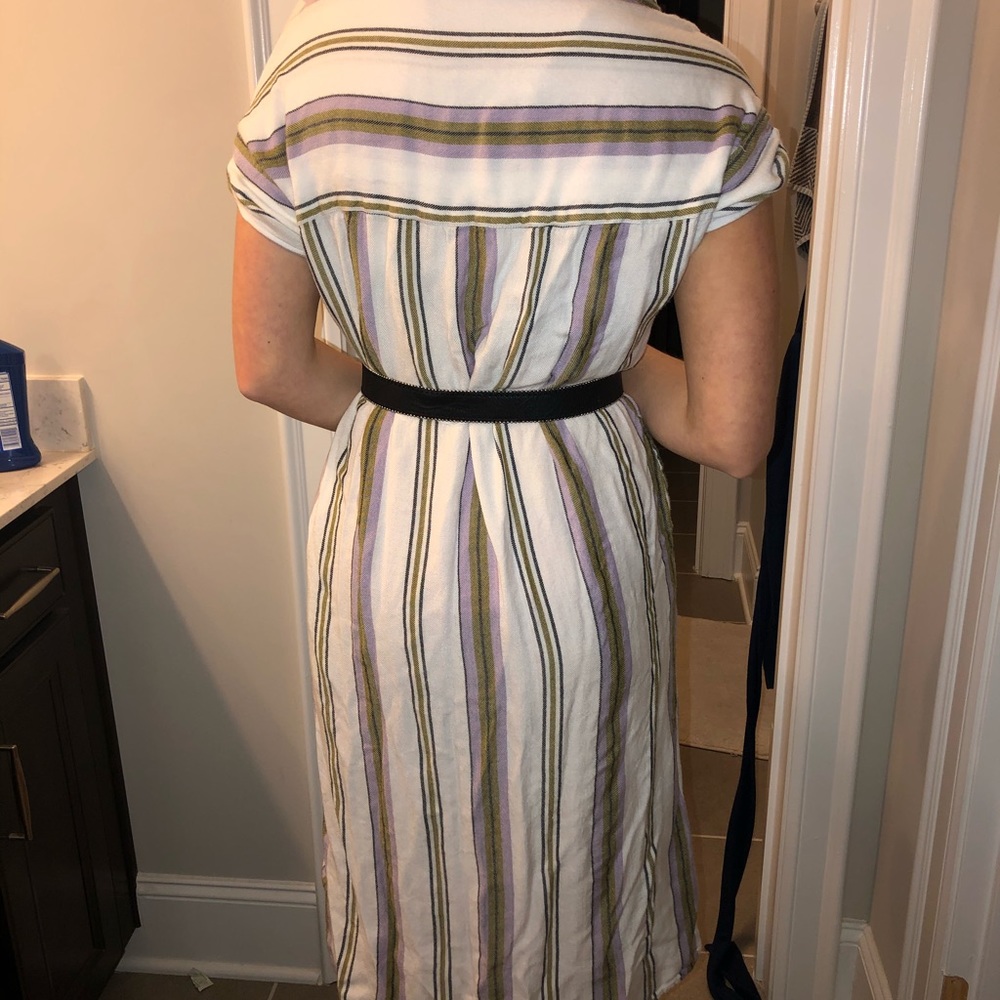 Urban Outfitters Striped Collared Midi Dress - Picture 6 of 6